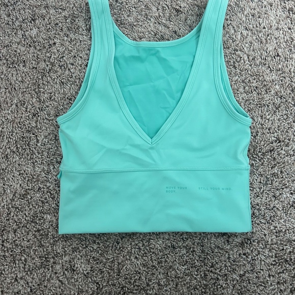 Lululemon Power Pivot Tank Top Mint Size 2 - Picture 2 of 2